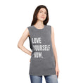 Load image into Gallery viewer, Movement Squad Love Yourself Now Stonewash Tank Top