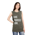 Load image into Gallery viewer, Movement Squad Love Yourself Now Stonewash Tank Top