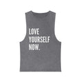 Load image into Gallery viewer, Movement Squad Love Yourself Now Stonewash Tank Top