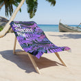 Load image into Gallery viewer, Purple Fern Love Yourself Now Towel