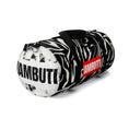 Load image into Gallery viewer, IAMBUTI Contrast Gym Duffel // Glitch Zebra x Tie Dye