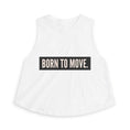 Load image into Gallery viewer, Born to Move Cropped Tank Top