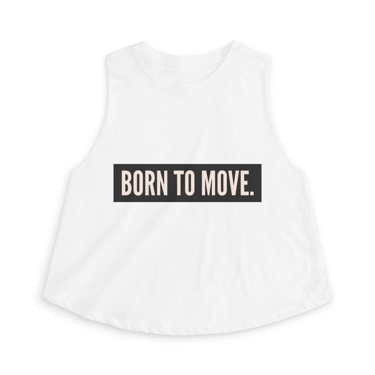 Born to Move Cropped Tank Top