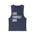 Load image into Gallery viewer, Movement Squad Love Yourself Now Stonewash Tank Top