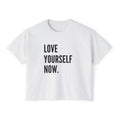 Load image into Gallery viewer, Love Yourself Now Women's Boxy Tee
