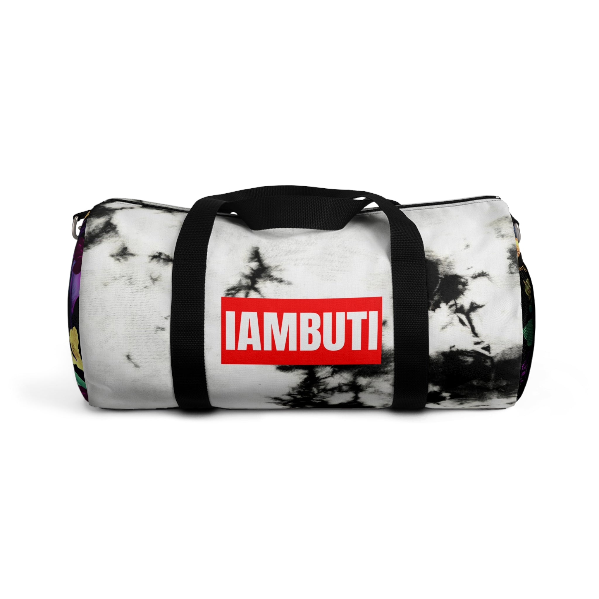 IAMBUTI Contrast Gym Duffel // Tie Dye x Dark Tropical