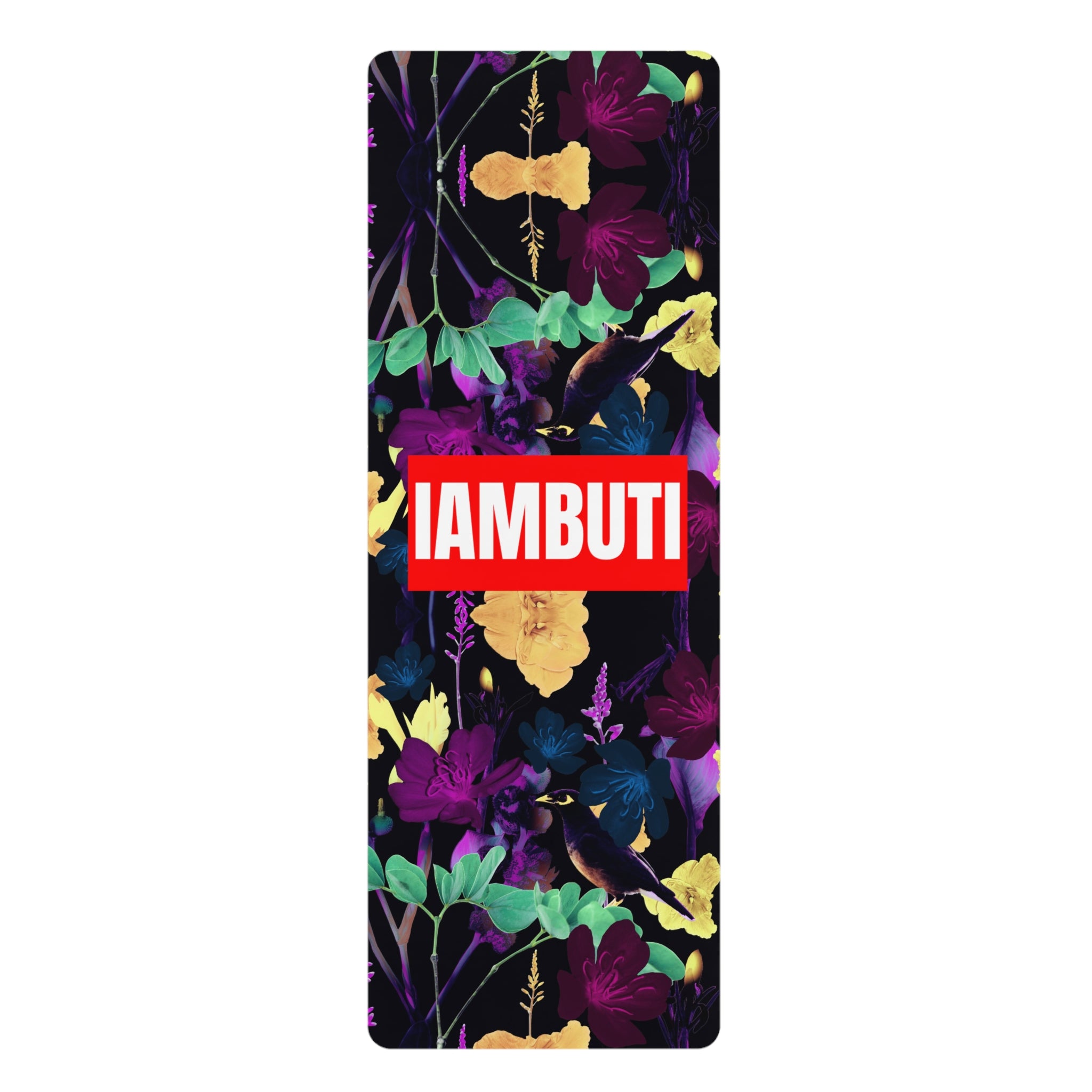 Dark Tropical IAMBUTI Yoga Mat