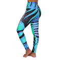 Load image into Gallery viewer, Electric Jungle High Waisted Yoga Pants - Instructor Graphics
