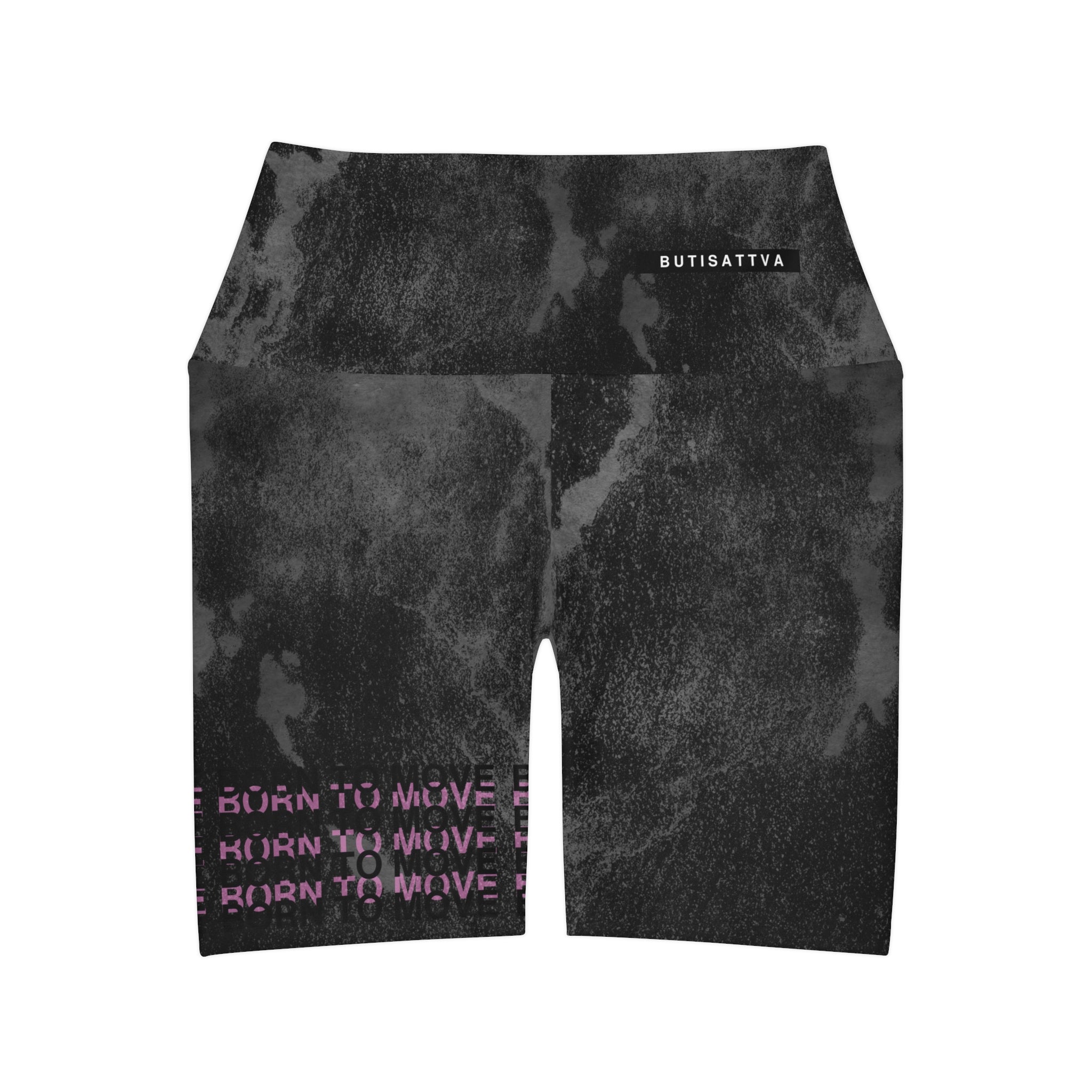 Born to Move High Waisted Yoga Shorts