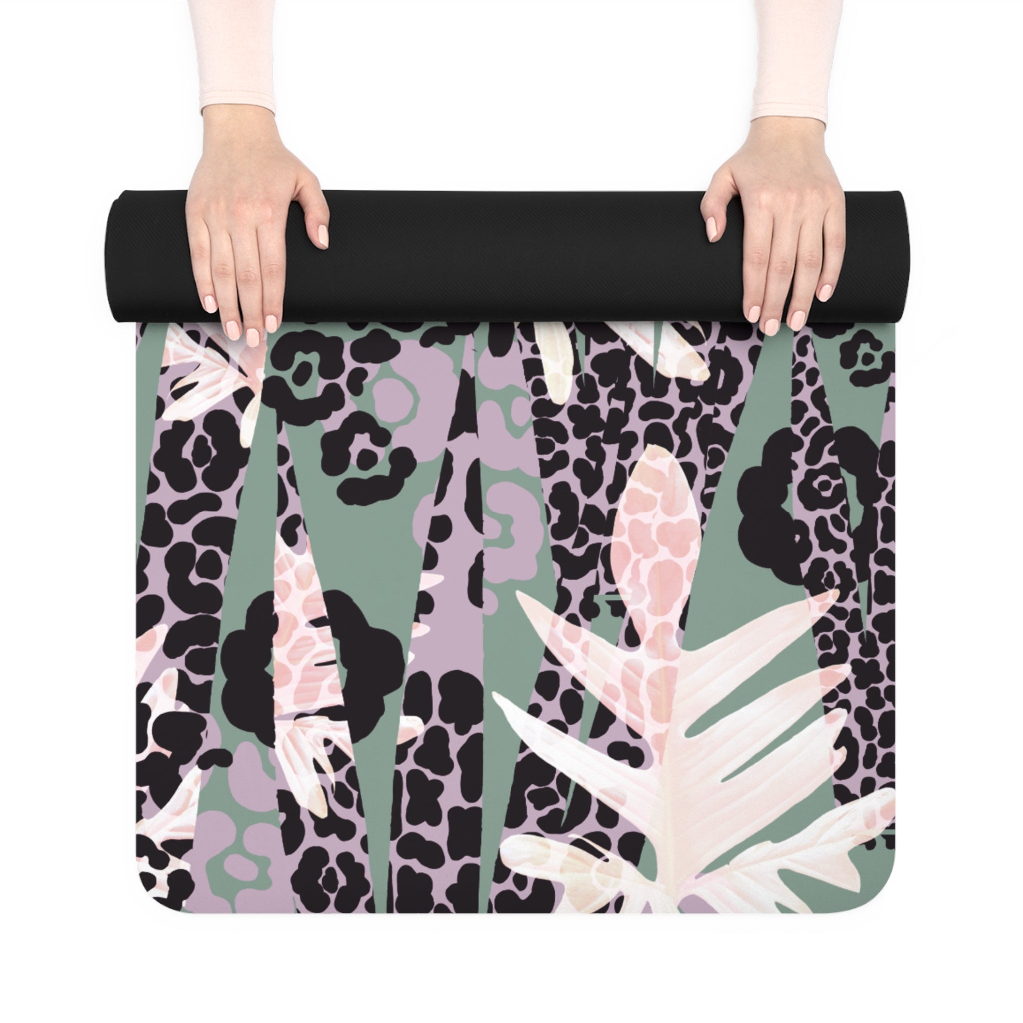 Abstract Duo-Jungle  IAMBUTI Yoga Mat