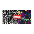 Load image into Gallery viewer, IAMBUTI Contrast Towel // Glitch Zebra x Dark Tropical

