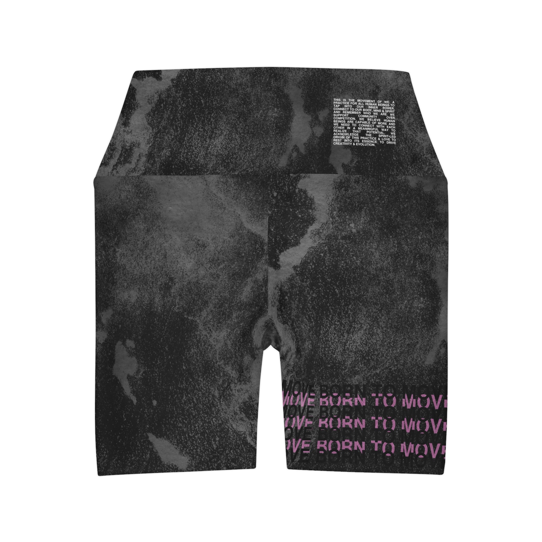 Born to Move High Waisted Yoga Shorts