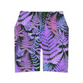 Load image into Gallery viewer, Purple Fern High Waisted Yoga Shorts
