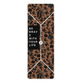 Load image into Gallery viewer, Dark Flowers x Brass | Natural Rubber Mat

