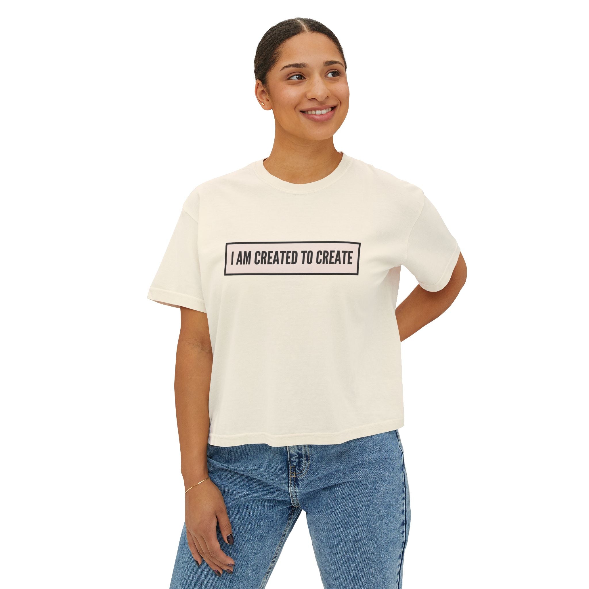 Created to Create |  Boxy Tee