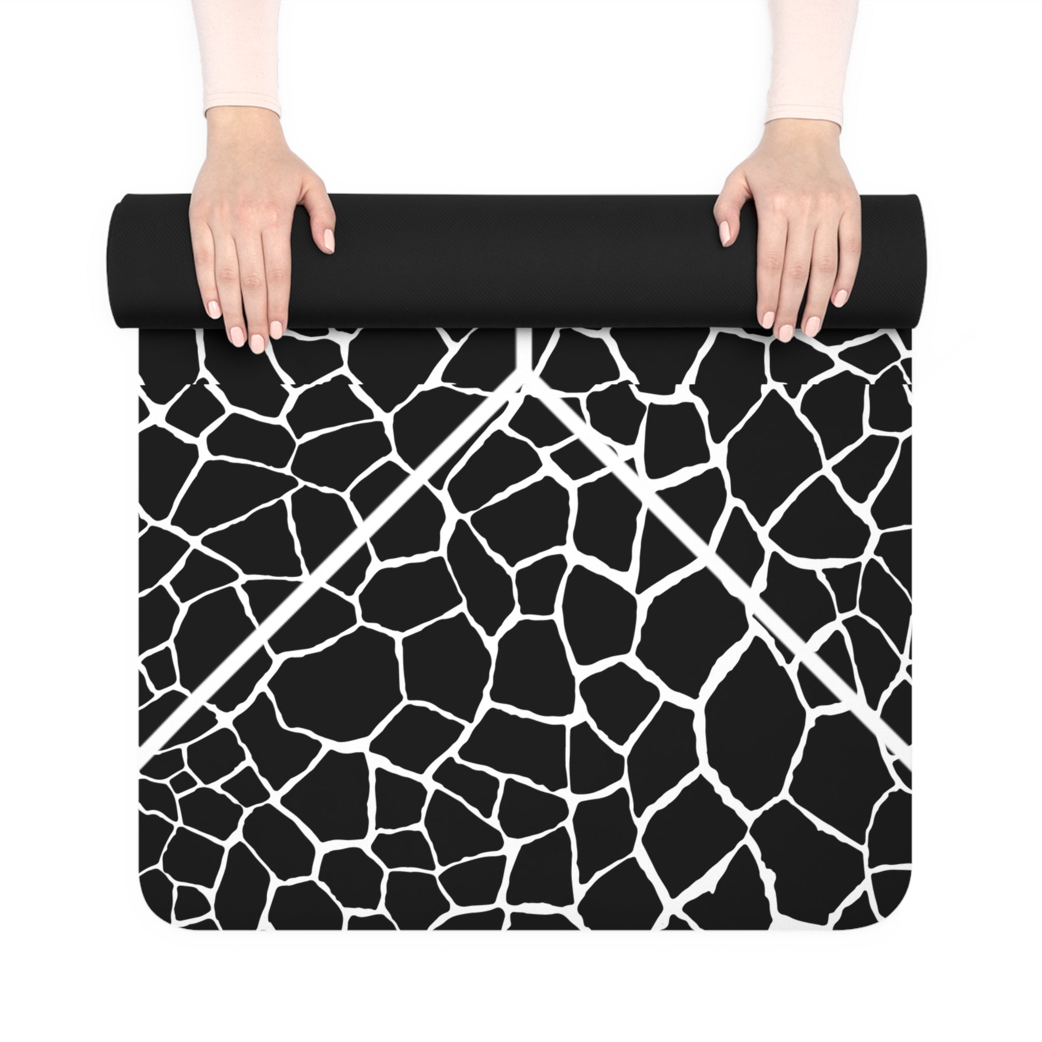 Black Jungle |  Rubber Yoga Mat