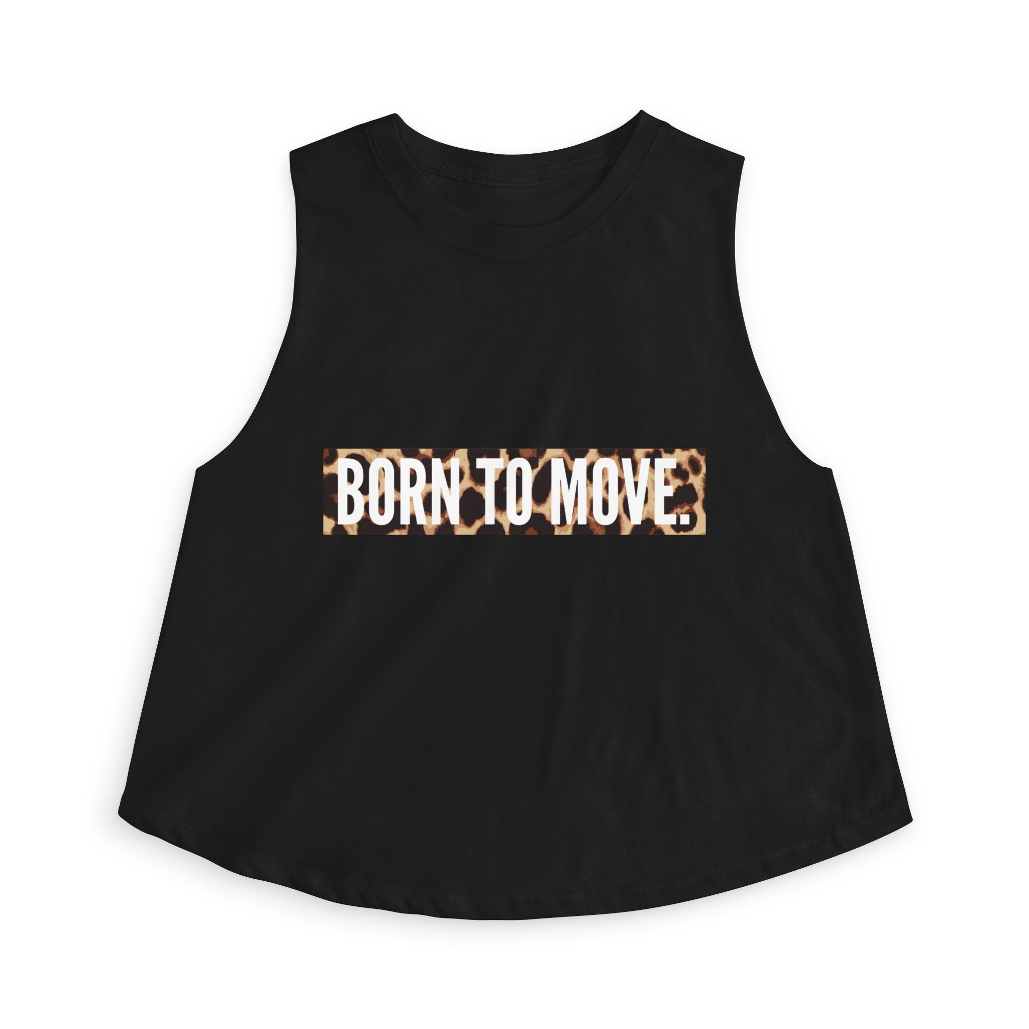 Born to Move Cropped Tank Top