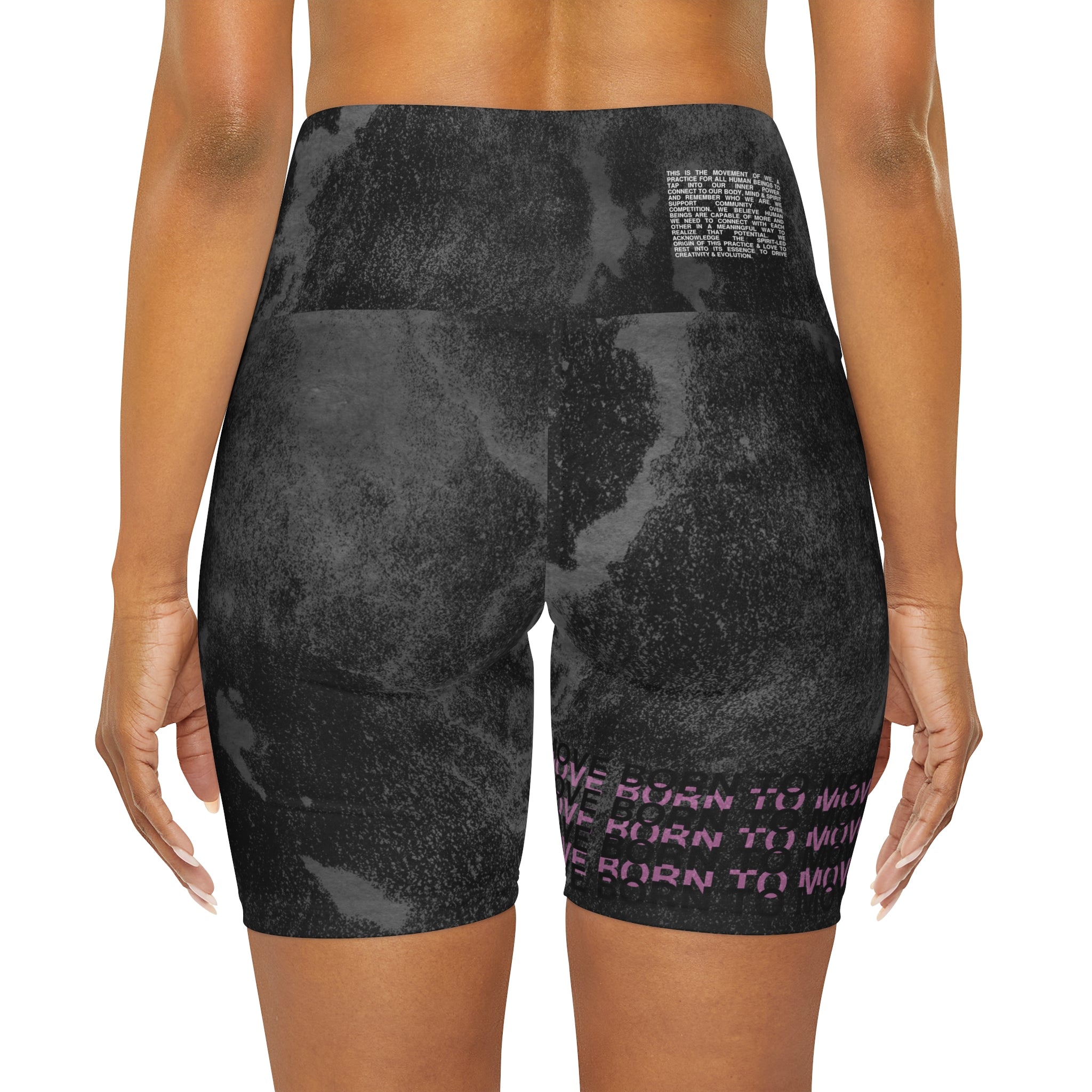 Born to Move High Waisted Yoga Shorts