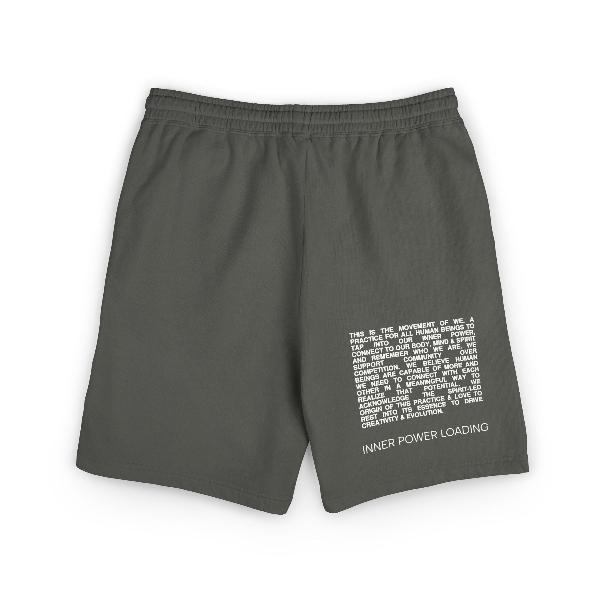 The Movement of We Unisex Fleece Sweat Shorts — Relaxed Lounge Shorts