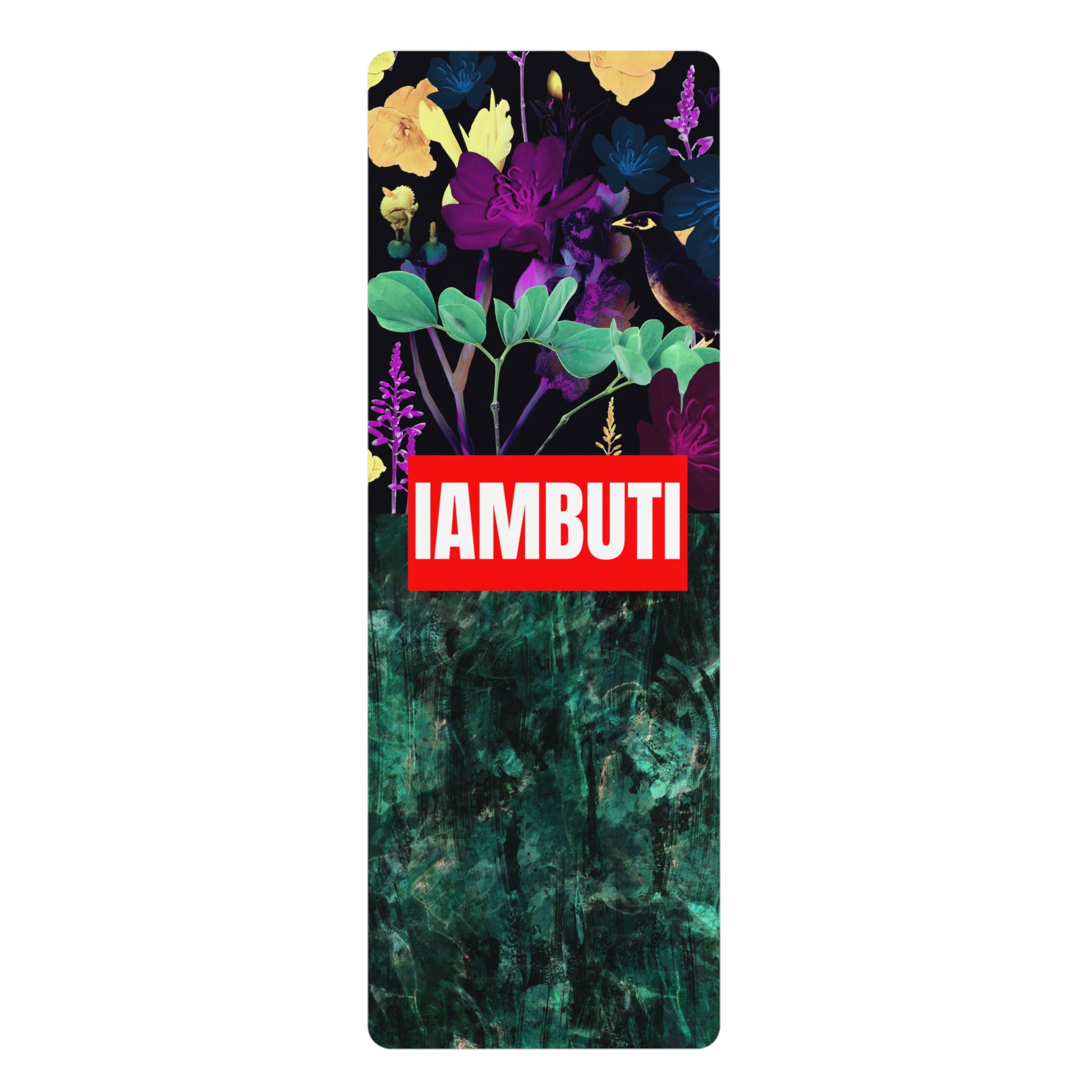 Dark Tropical x Emerald IAMBUTI Yoga Mat