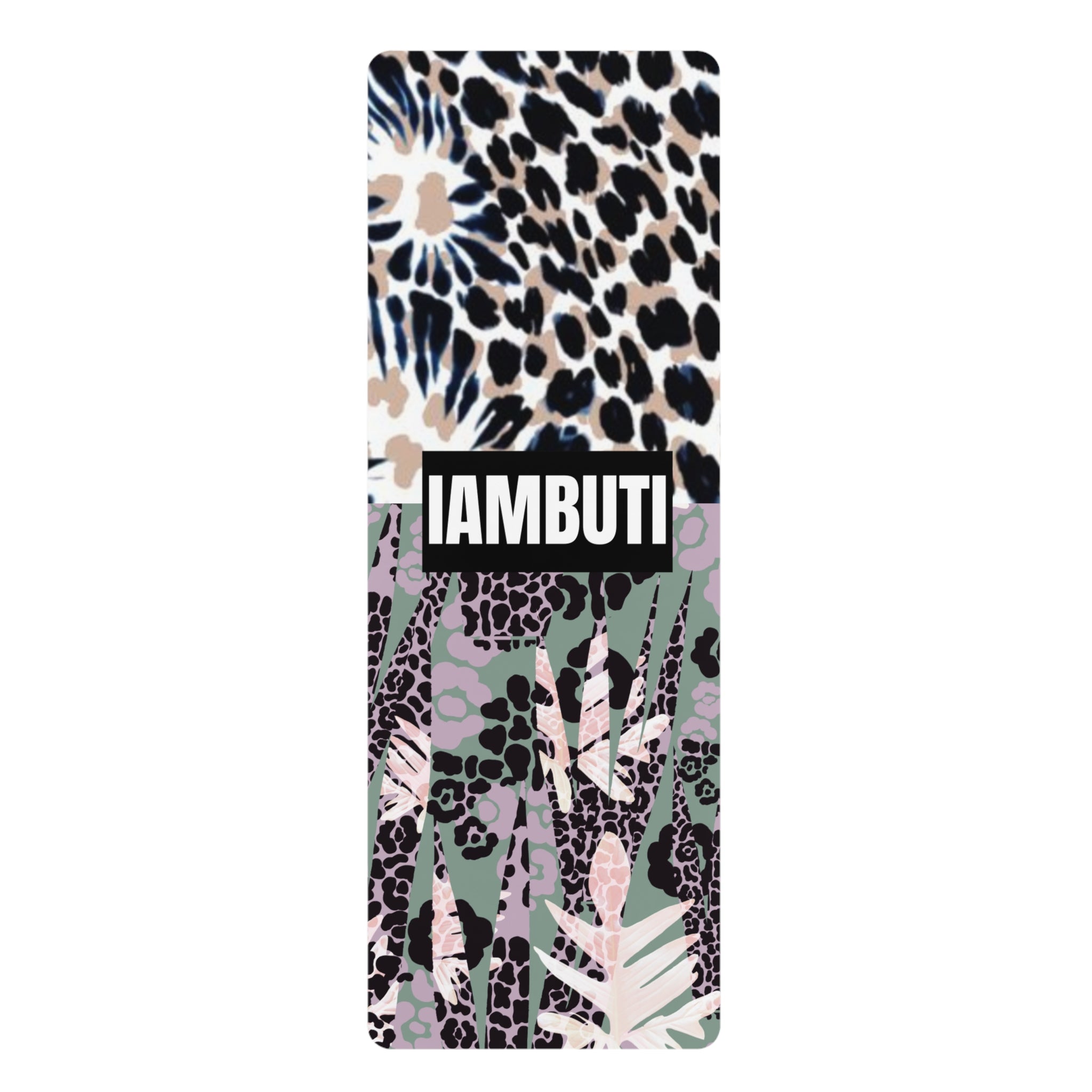 Abstract Duo-Jungle  IAMBUTI Yoga Mat