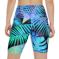 Load image into Gallery viewer, Electric Jungle High Waisted Workout Shorts
