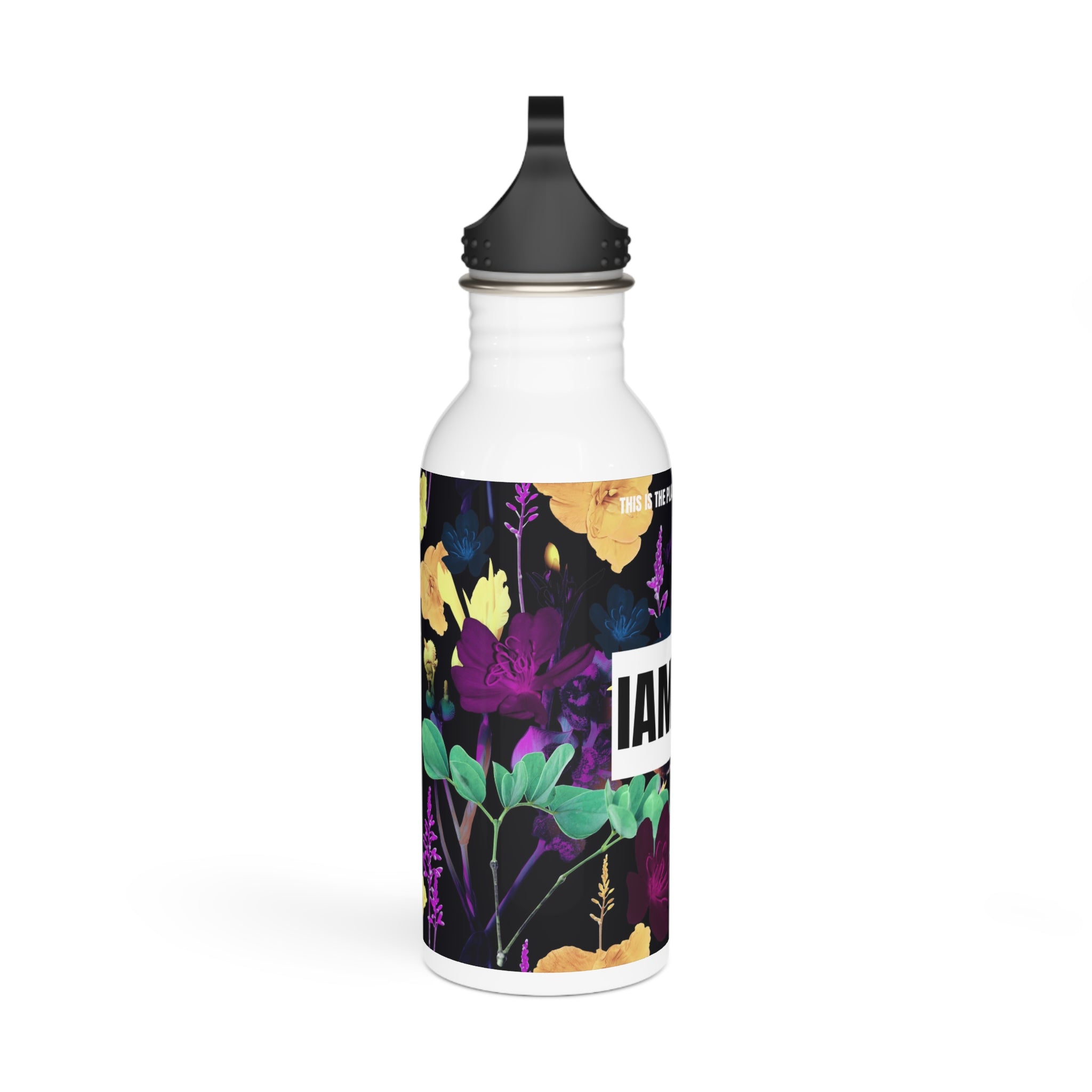 IAMBUTI X Dark Tropical Stainless Steel Gym Water Bottle