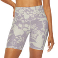 Load image into Gallery viewer, Subtle Floral High Waisted Yoga Shorts
