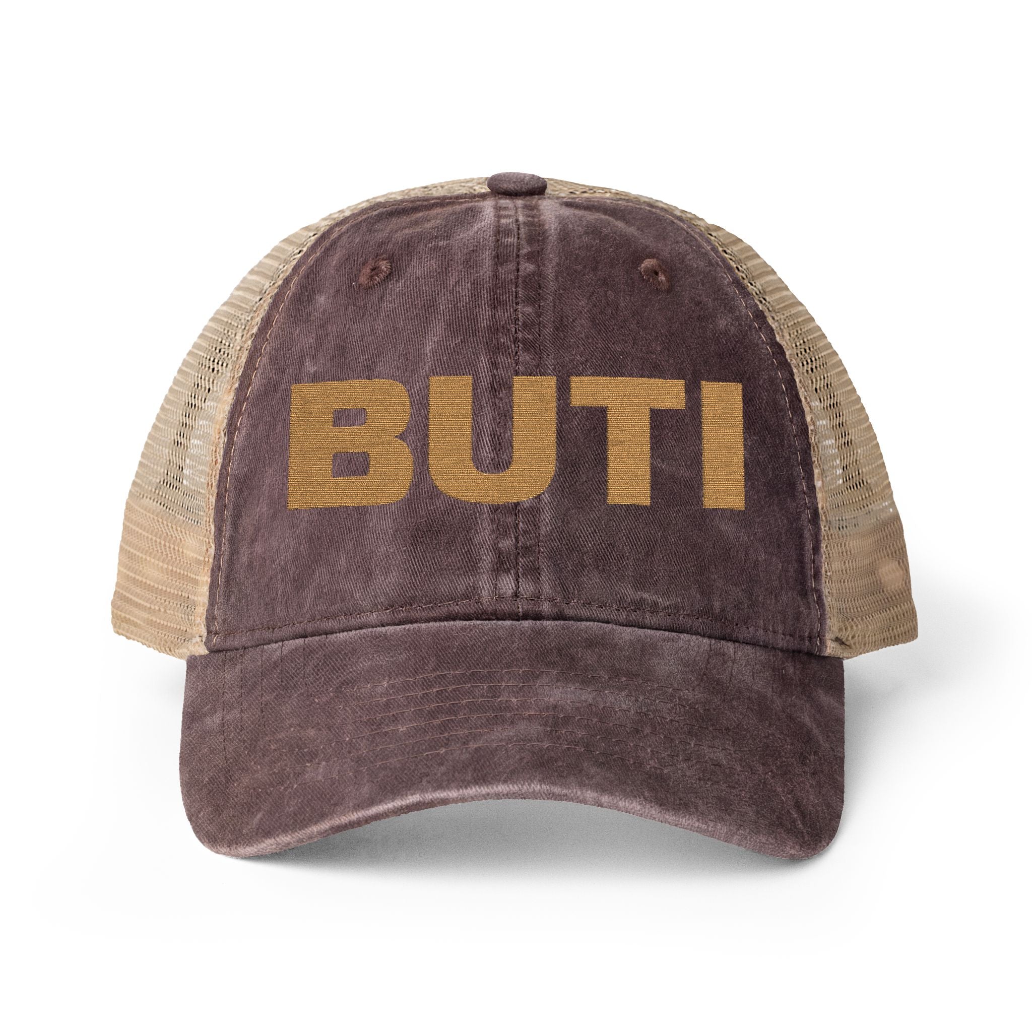 BUTI Women's Washed Mesh-Back Cap