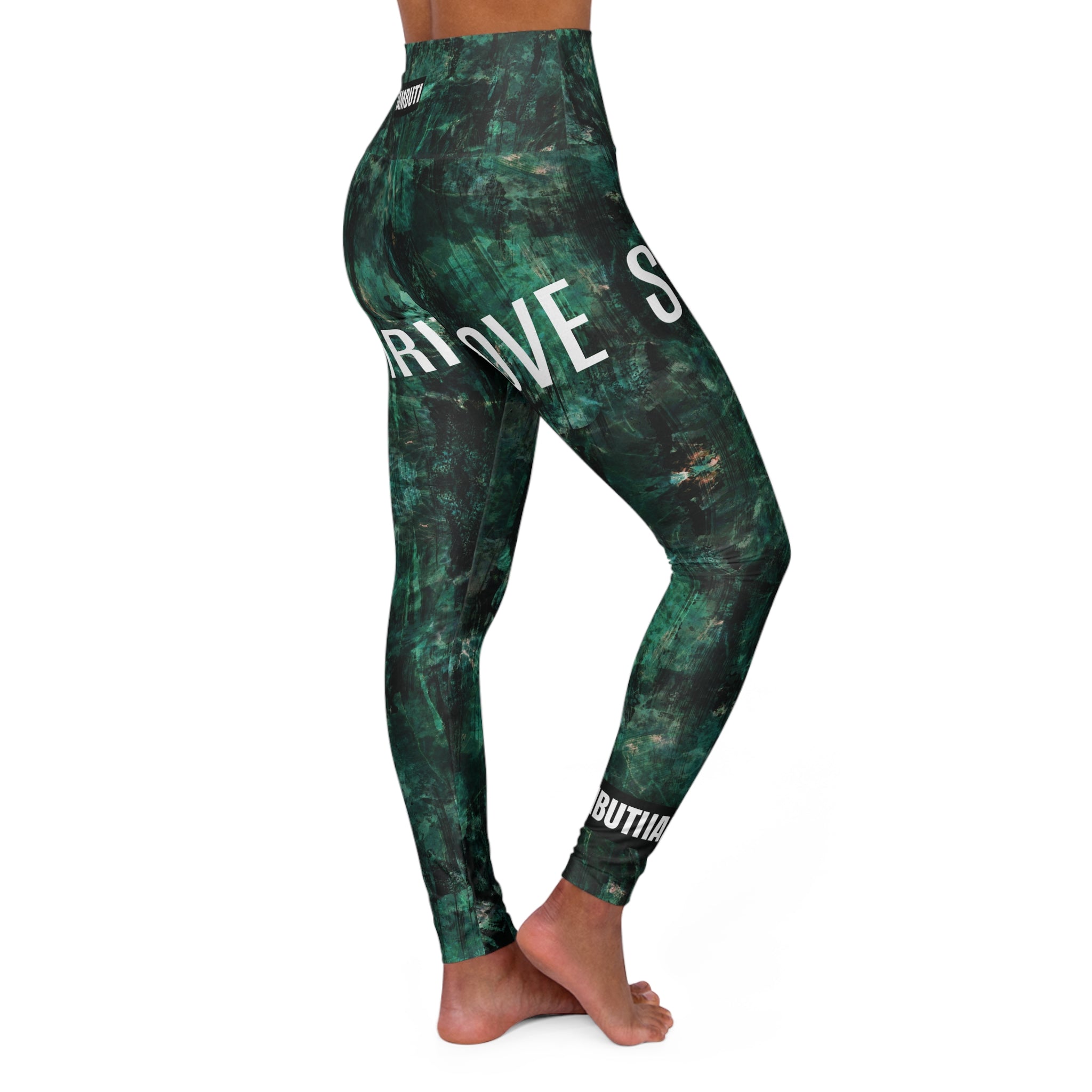 SPIRIT MOVE // Emerald High Waisted Yoga Pant