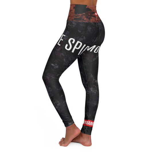 SPIRIT MOVE // Black Stone + Rust High Waisted Yoga Pant