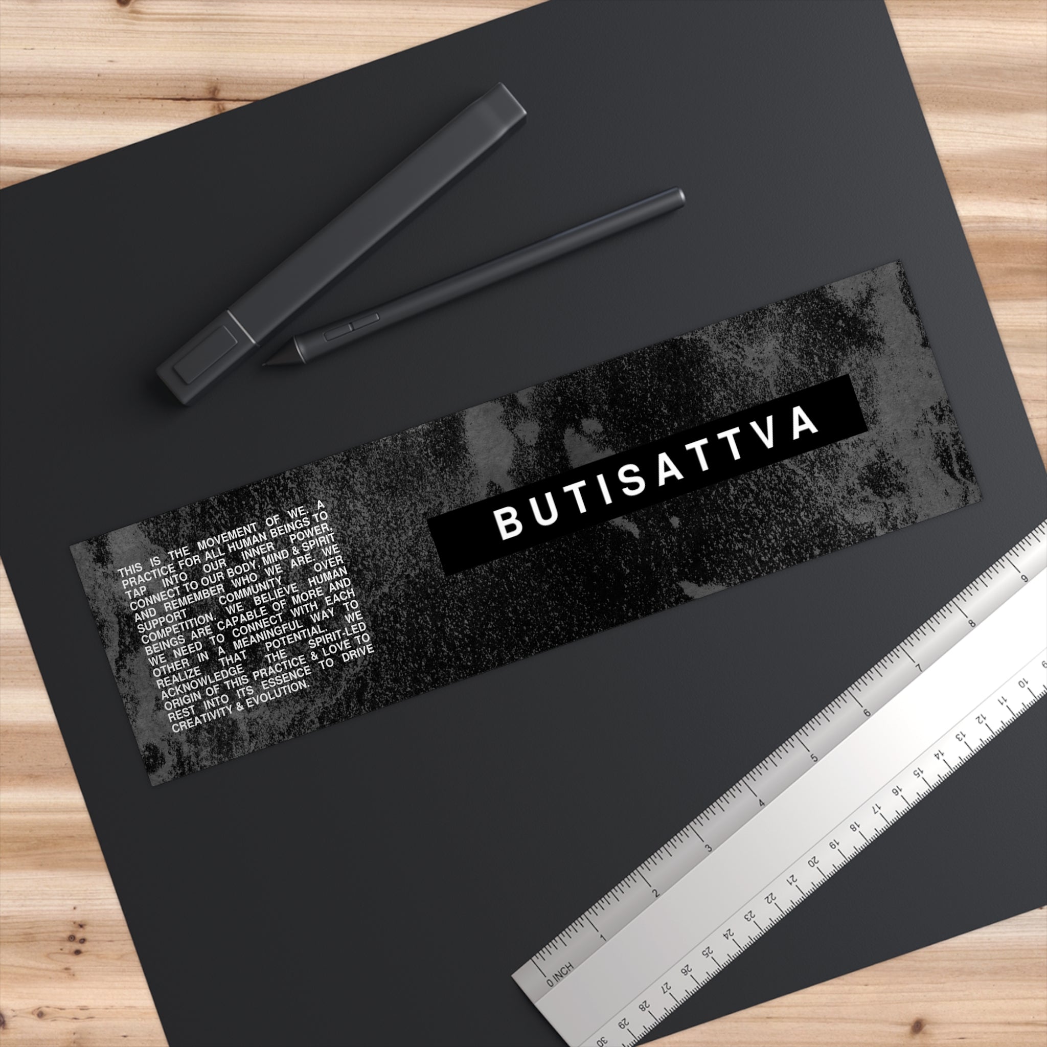 Butisattva & Movement of We Ethos Bumper Sticker