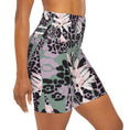 Load image into Gallery viewer, Abstract Cheetah High Waisted Yoga Shorts
