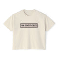 Load image into Gallery viewer, Created to Create |  Boxy Tee
