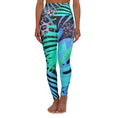 Load image into Gallery viewer, Electric Jungle High Waisted Yoga Pants - Instructor Graphics
