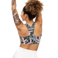 Load image into Gallery viewer, Subtle Floral x Abstract Cheetah Seamless Sports Bra
