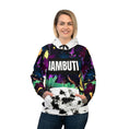 Load image into Gallery viewer, IAMBUTI Contrast Hoodie // Dark Tropical x Tie Dye
