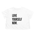 Load image into Gallery viewer, Love Yourself Now Cropped Tee
