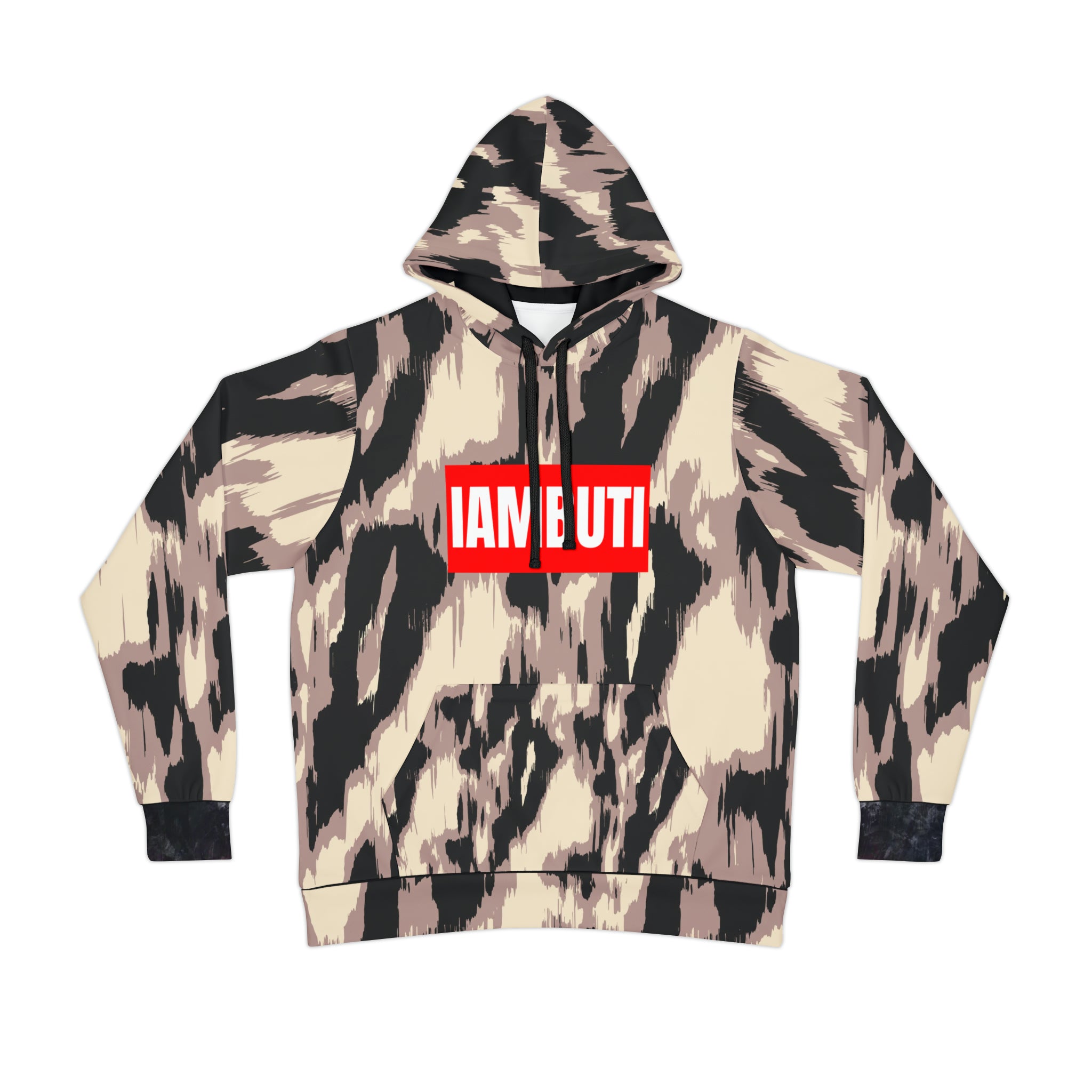 IAMBUTI Contrast Hoodie // Glitch Camo