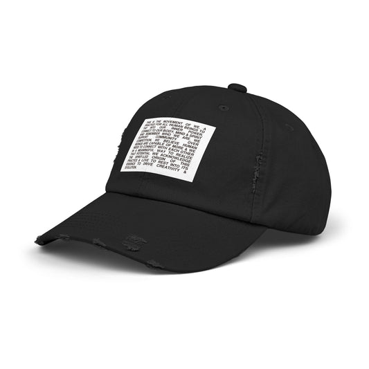 The Movement of We Ethos - Unisex Distressed Cap