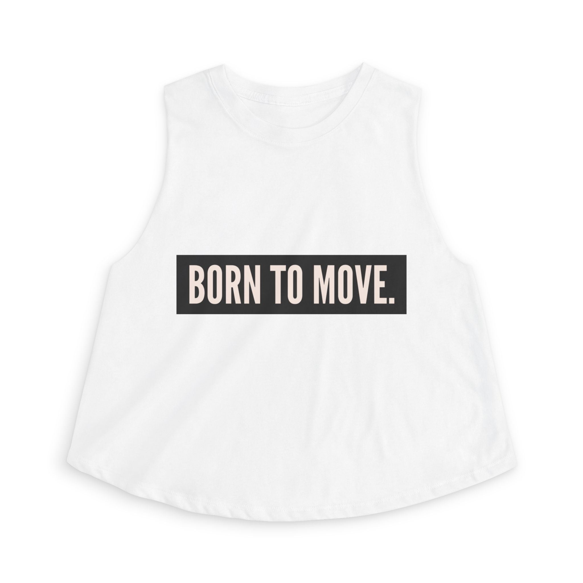 Born to Move Cropped Tank Top
