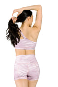 Load image into Gallery viewer, Biker Short // Pink Metallic Zebra
