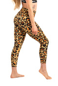 Load image into Gallery viewer, SmoothTech Leggings // Gold + Tan Leopard
