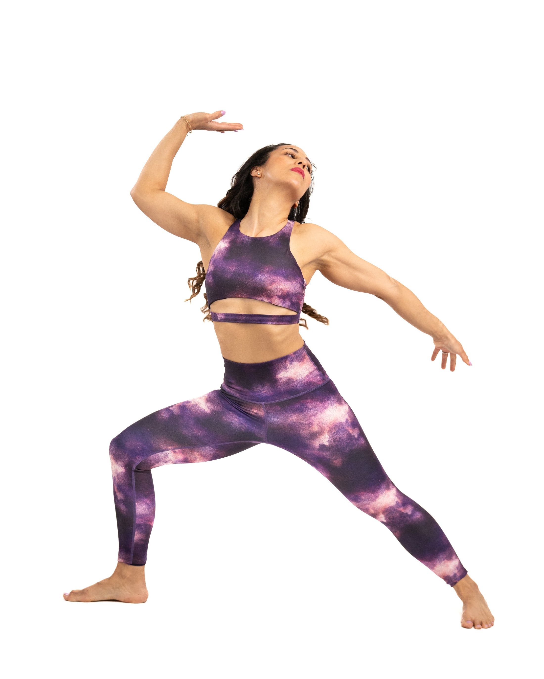 SmoothTech Leggings // Pink + Purple Galaxy