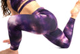 Load image into Gallery viewer, SmoothTech Leggings // Pink + Purple Galaxy
