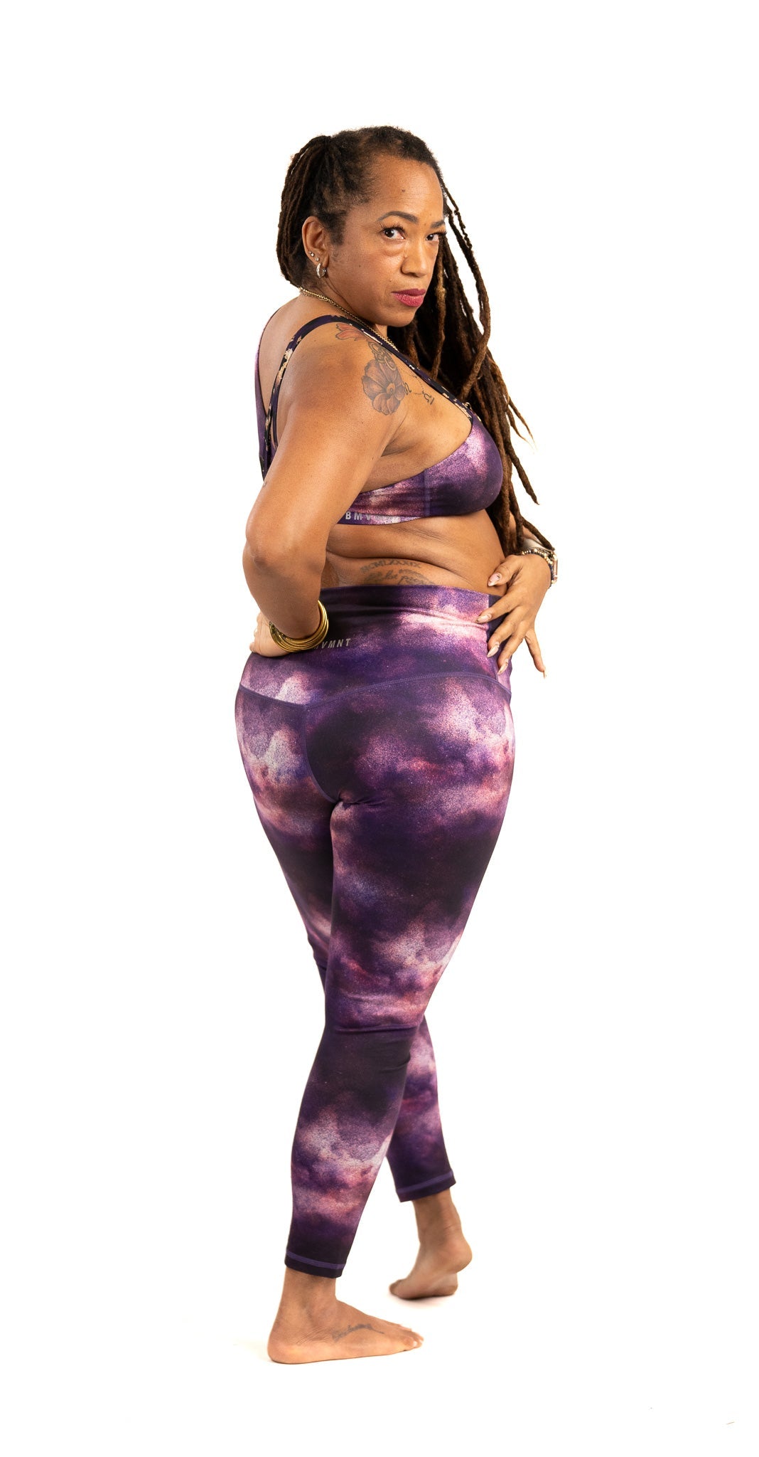 SmoothTech Leggings // Pink + Purple Galaxy