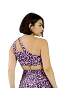 Load image into Gallery viewer, Tarzan Bra //  Pink + Purple Cheetah
