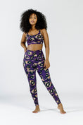 Load image into Gallery viewer, SmoothTech Leggings // Dark Plum Leopard
